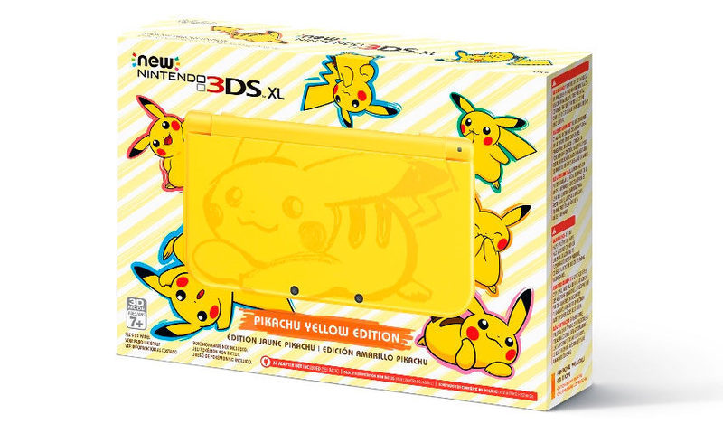 La versión pikachu de la New nintendo 3DS XL, es un exito en oriente y en occidente