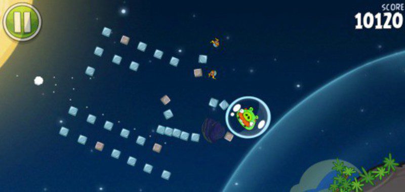 Angry Birds en el espacio