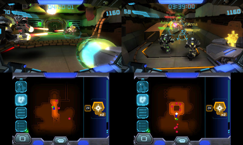Metroid Prime Federation Force gameplay
