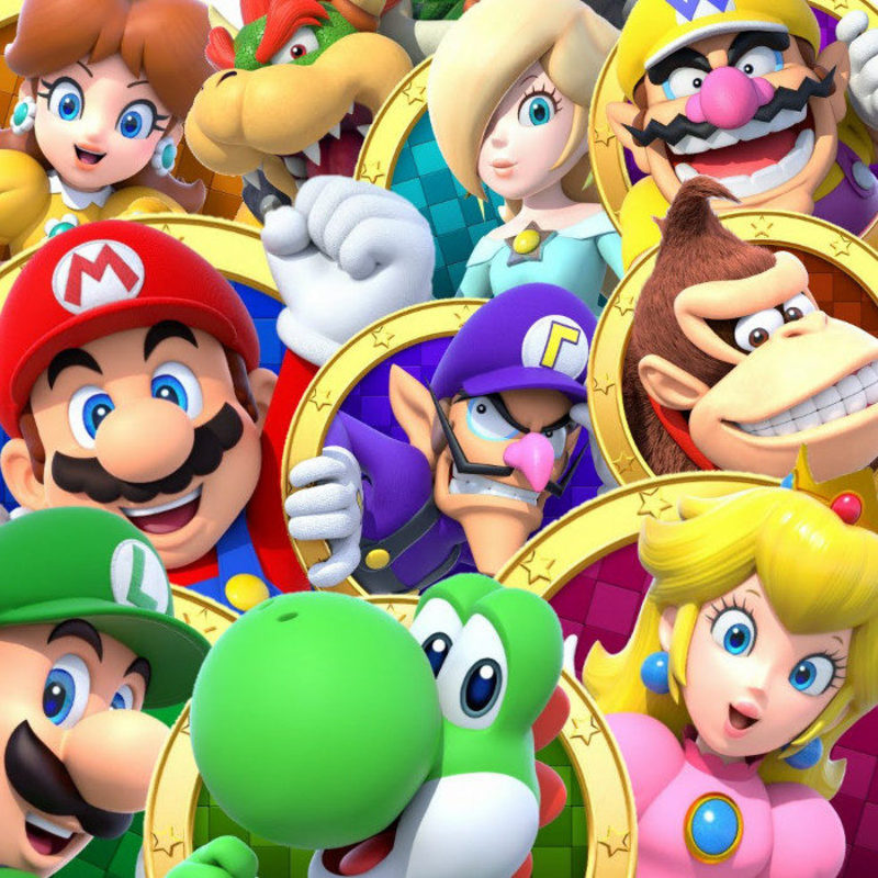 Algunos de los personajes disponibles en 'Mario Party Star Rush'