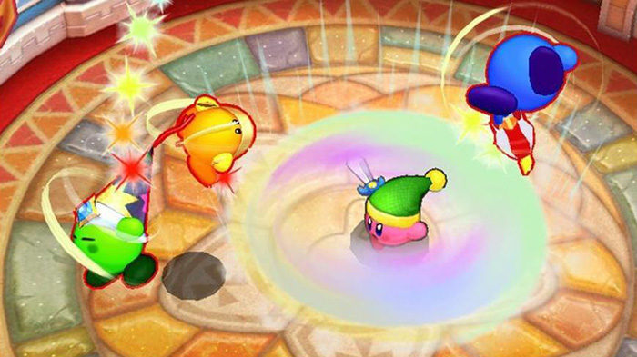 El combate con espada no falta en 'Kirby Battle Royale'