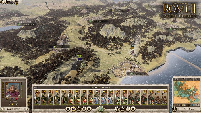 Análisis Empire Divided Total War: Rome II, Zonared 1