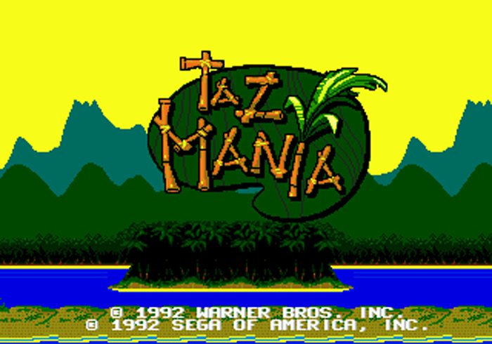 Taz-Mania Mega Drive 01