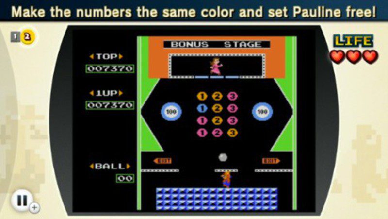 Prueba de Pinball en NES Remix