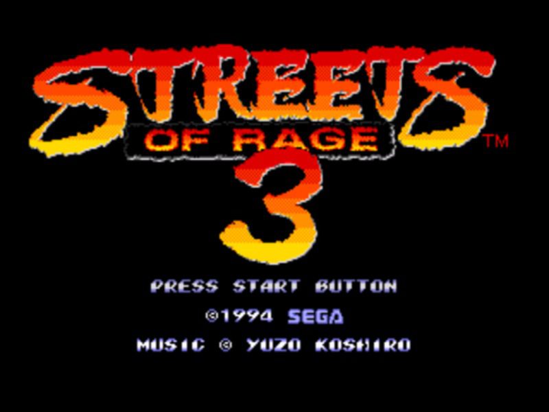 Streets of Rage 3 01