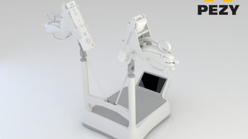 El aparato para practicar laparoscopia