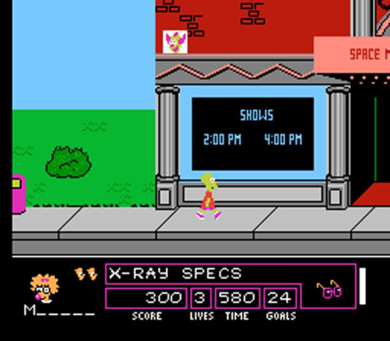Bart vs Space Mutants NES 01