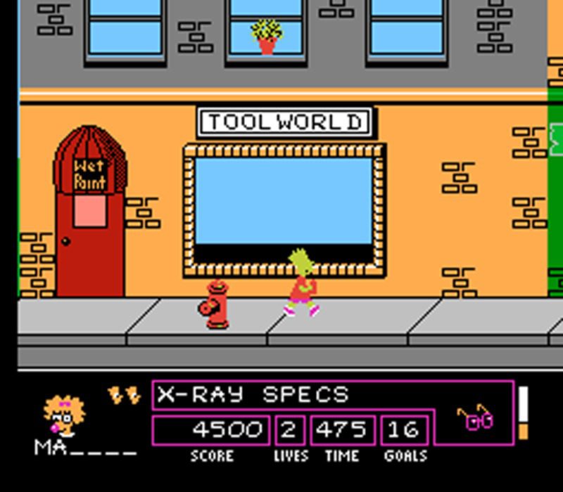Bart vs Space Mutants NES 03