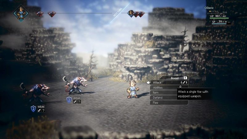 Project Octopath Traveler gameplay