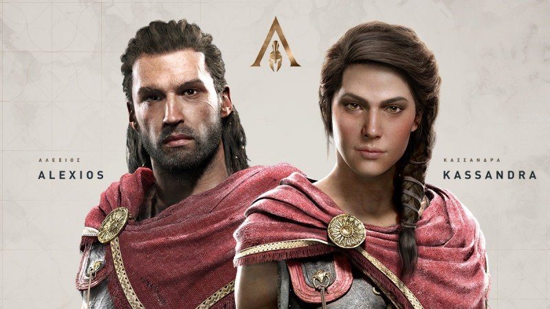 Alexios y Kassandra AC Odyssey