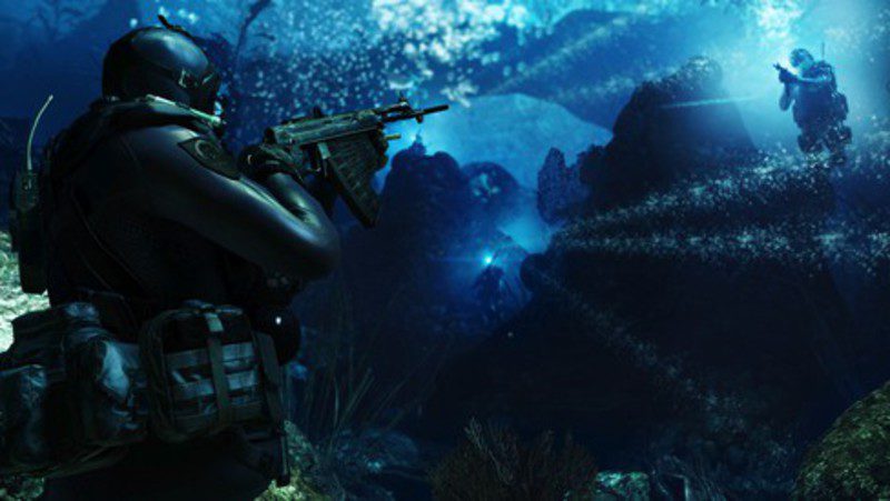 Ataque bajo el agua en 'Call of Duty: Ghosts'