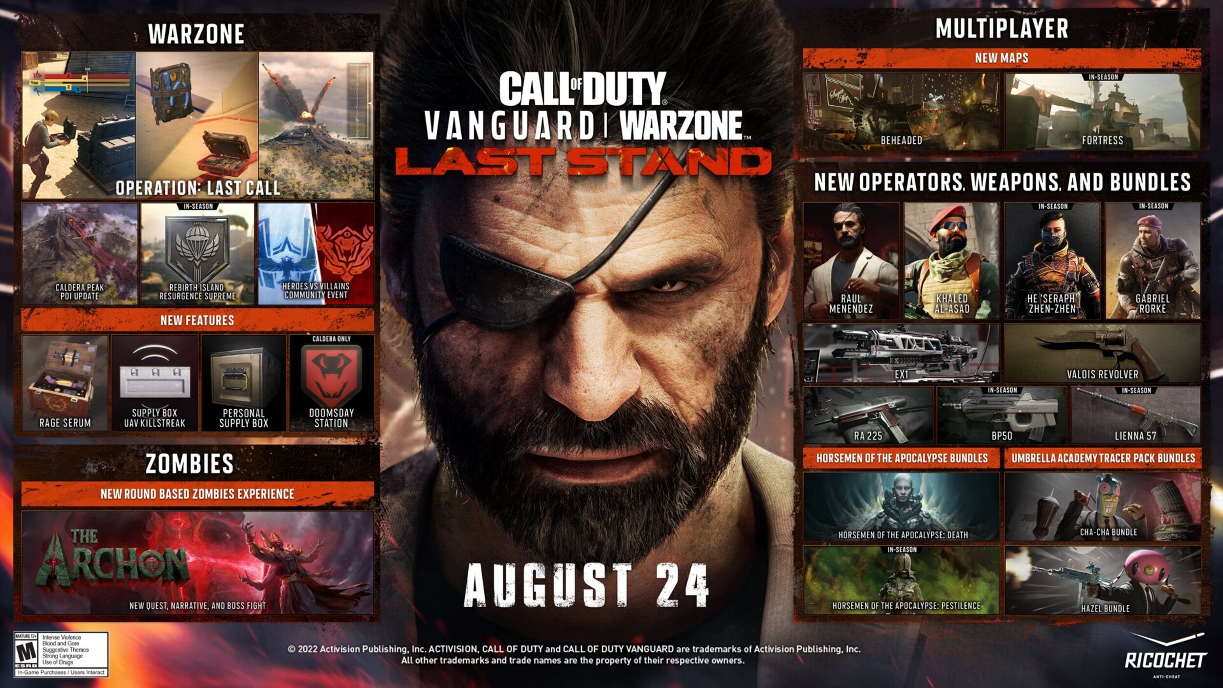 Temporada Last Stand para 'Call of Duty Warzone' y 'Vanguard'