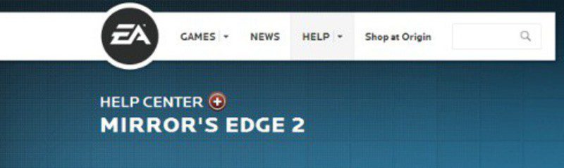 Mirror's Edge 2 en la web de Electronic Arts