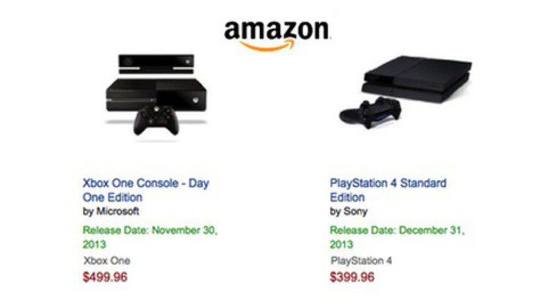 Las Xbox One y PlayStation 4 de lanzamiento se han agotado en Amazon