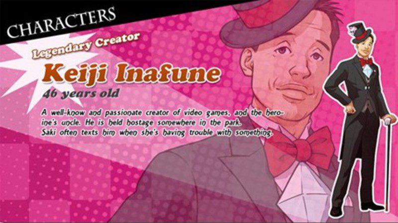 Keiji Inafoune aparecerá como personaje en un nuevo título