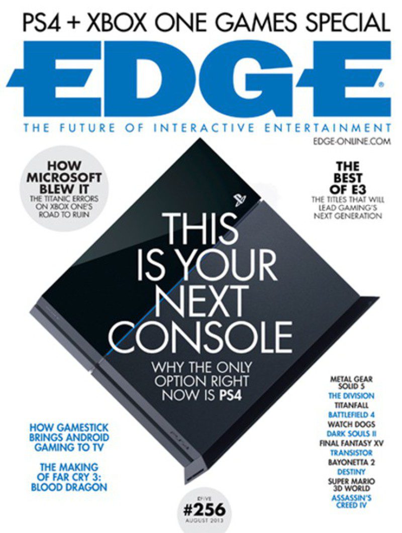 Edge: PS 4 is your next console