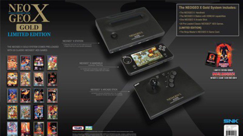 SNK paraliza la fabricación de Neo Geo X