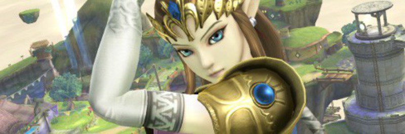 Zelda en Smash bros de Wii U y 3DS