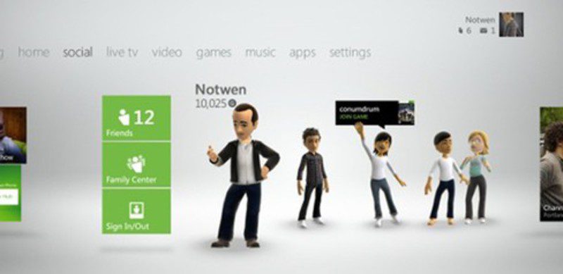 Nuevo aspecto de Xbox LIVE