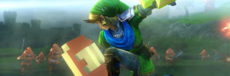 Hyrule Warriors tendrá la espada pixelada de Link del Zelda de NES