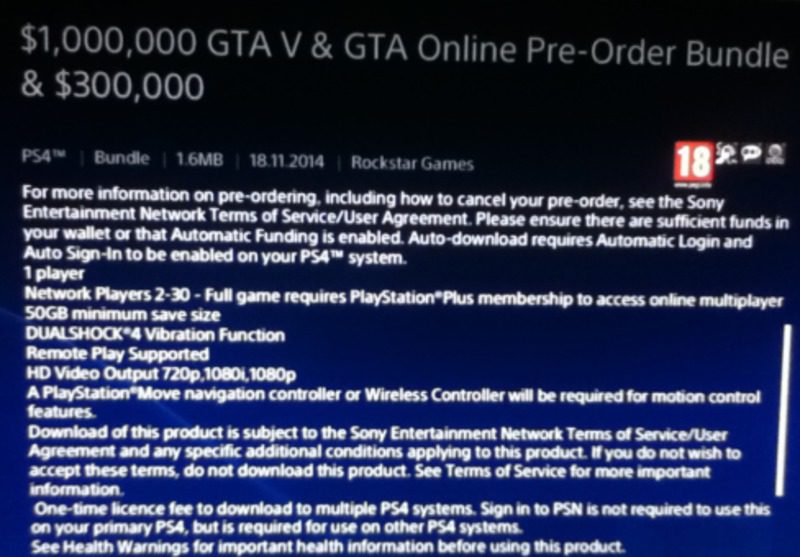 Grand Theft Auto V Descripción PlayStation Store