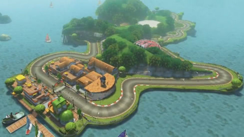 Circuito de Yoshi en 'Mario Kart 8'