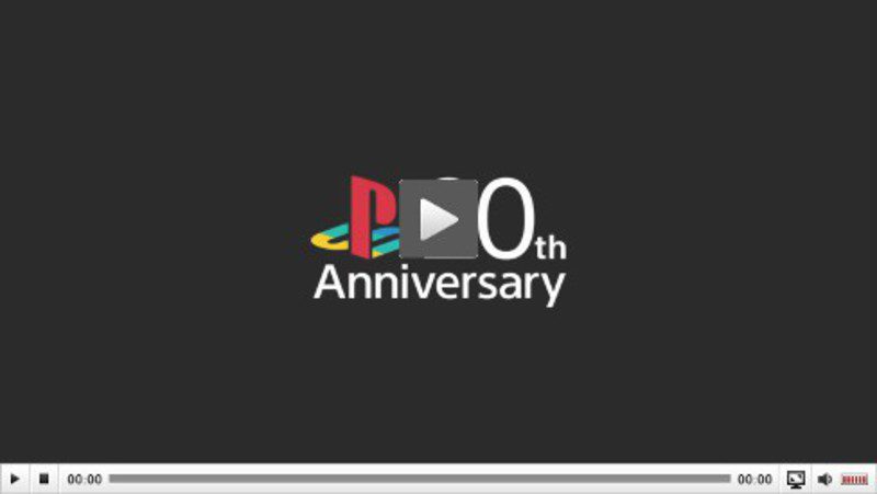 PlayStation conmemora su 20 aniversario en vídeo