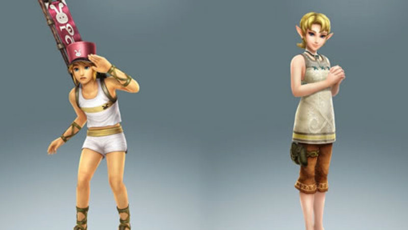 Atuendos de Zelda y Link