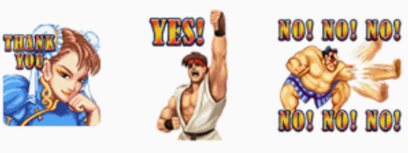 Street Fighter II se cuela entre los stockers de Line