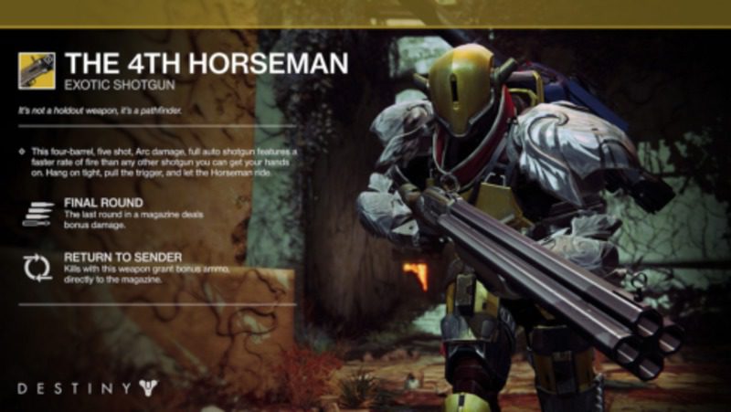 Destiny: La Profunda Oscuridad The 4th Horseman