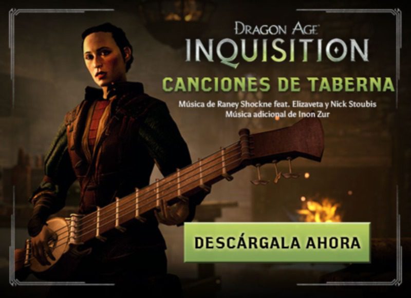 Dragon Age Inquisition: Canciones de Taberna
