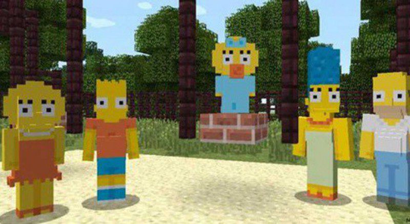 Los Simpson Skin pack Minecraft Xbox