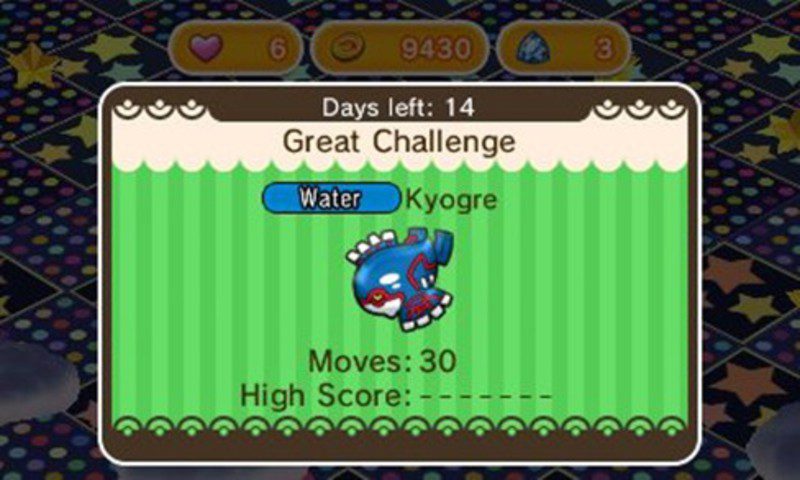 Consigue a Kyogre en 'Pokémon Shuffle'