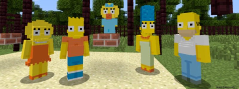 Los Simpson llegan a Minecraft en PlayStation