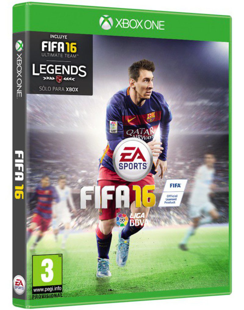 Messi repite en solitario como portada de 'FIFA 16'