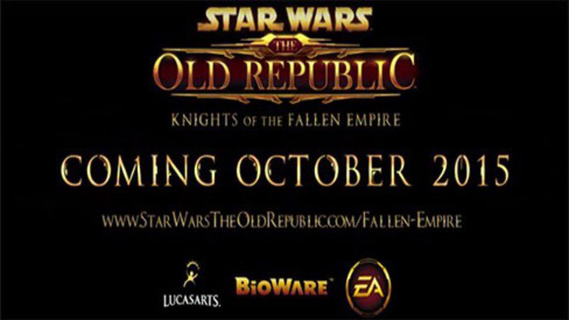 Gamescom 2015: Se muestra el tráiler de 'Old Republic: Knights of the Fallen Empire'