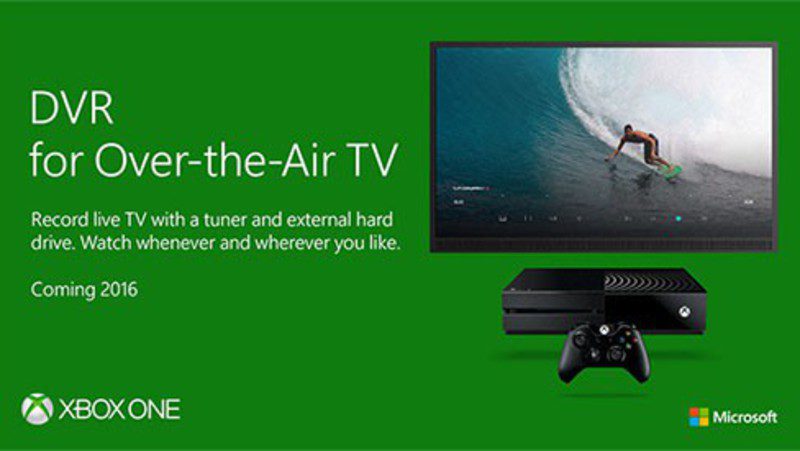 Xbox One tendrá funciones DVR para grabar programas de televisión a partir de 2016