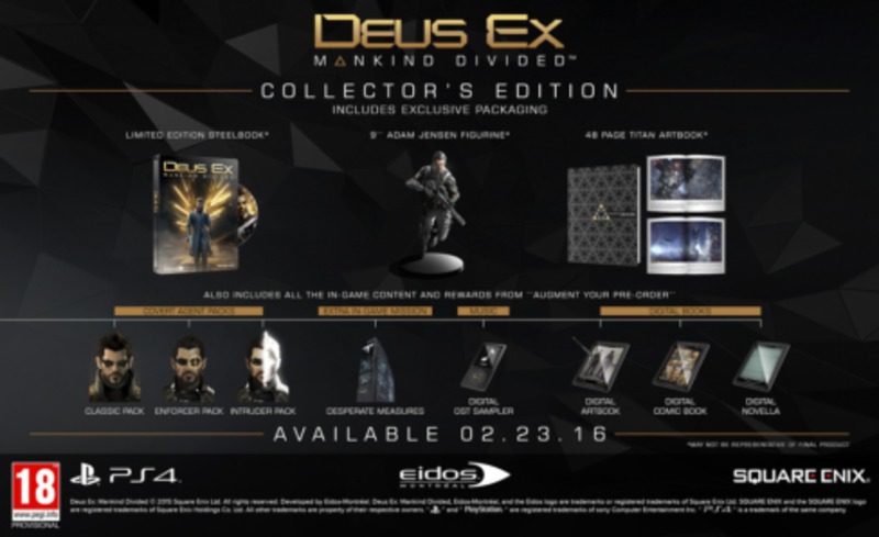 Deus Ex: Mankind Divided - Edición Coleccionista