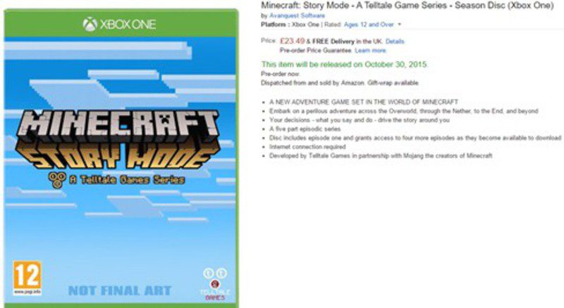 Se filtra la fecha de lanzamiento de 'Minecraft Story Mode' para Europa y Norteamérica