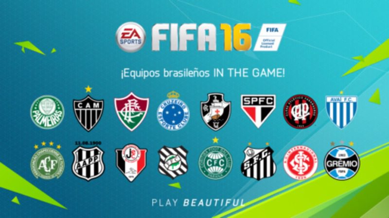 FIFA 16 - Equipos brasileños
