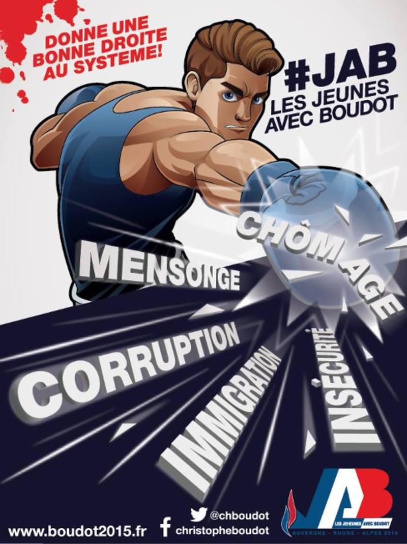 Un partido político francés usa una imagen de 'Punch-Out!!' modificada para su campaña