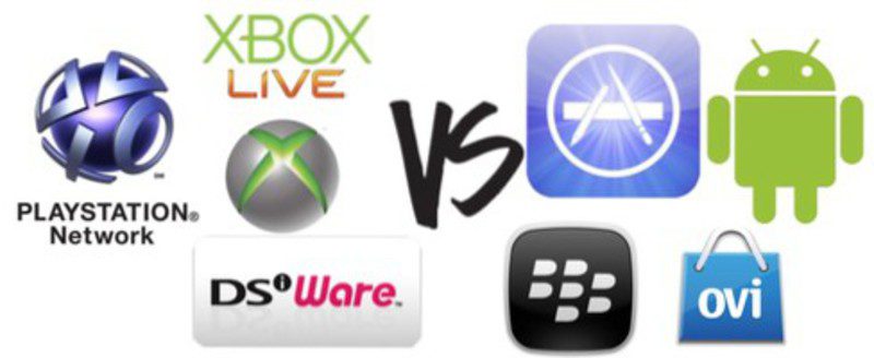 Xbox LIVE, PSN, WiiWare contra Android, ios y compañía