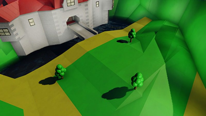 Recrean el castillo de 'Super Mario 64' en 'Halo 5: Gaurdians' gracias al Forge