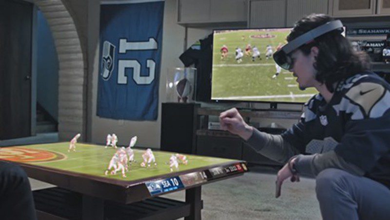 HoloLens nos muestra como disfrutaremos de la Super Bowl en un futuro