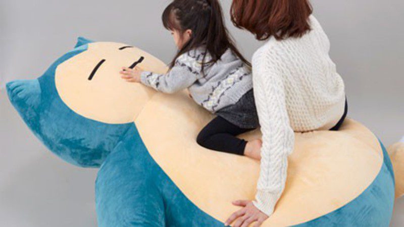 Bandai lanzará una almohada de Snorlax casi a tamaño real