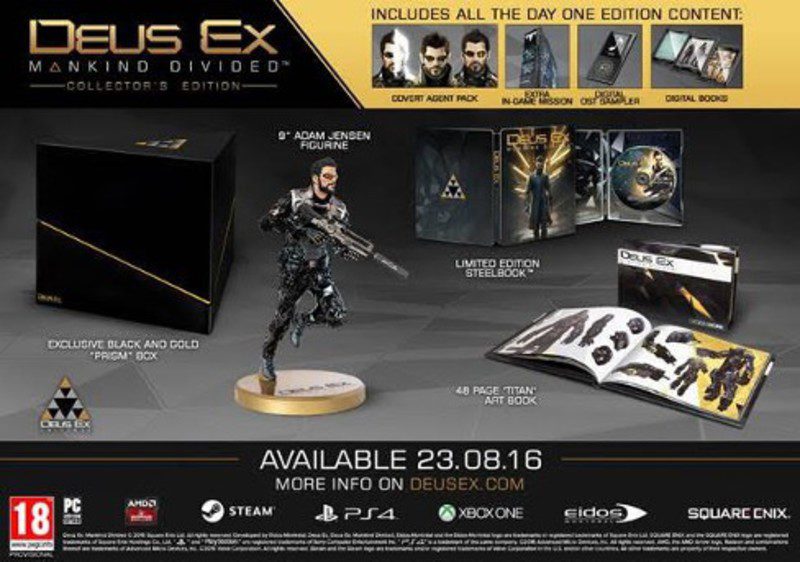 'Deus Ex: Mankind Divided' - Nuevo tráiler y desveladas sus ediciones especiales