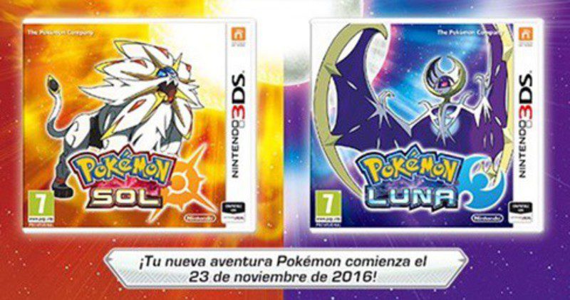 'Pokémon Sol' y 'Luna' confirman los iniciales y fecha de lanzamiento