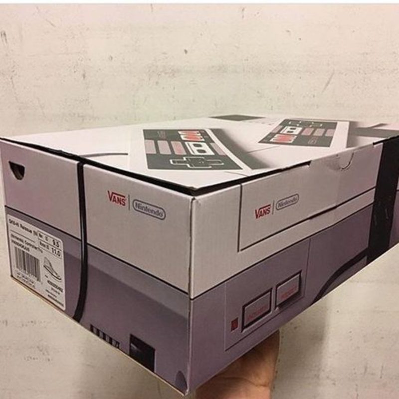 Las zapatillas Vans de Nintendo ya tienen sus primeros dueños, así son sus cajas