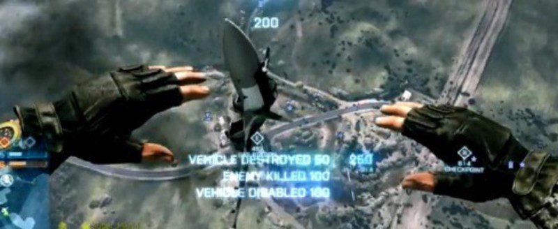 Rendezook sigue en el aire tras acabar con el enemigo en 'Battlefield 3'