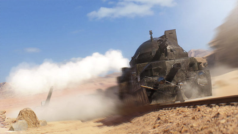El tren del mapa actual de la beta de 'Battlefield 1'